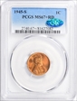 1945-S 1C MS67+ RD