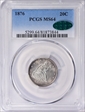 1876 20C MS64