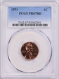 1951 1C PR67RD