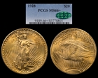 1928 $20 MS66+