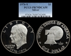 1976-S $1 Silver PR70DCAM
