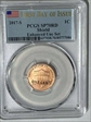 2017-S 1C Shield Enhanced Unc Set FDI SP70RD
