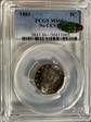 1883 5C No CENTS MS66+ 