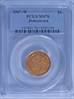 2007-W $5 Jamestown MS70