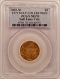 2002-W $5 Salt Lake City MS70