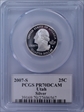2007-S 25C Utah Silver PR70DCAM