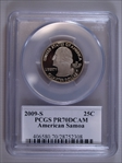 2009-S 25C American Samoa PR70DCAM