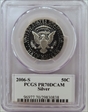 2006-S 50C Silver PR70DCAM