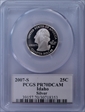 2007-S 25C Idaho Silver PR70DCAM