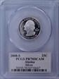 2008-S 25C Alaska Silver PR70DCAM