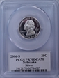2006-S 25C Nebraska Silver PR70DCAM