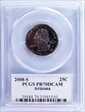 2008-S 25C Arizona PR70DCAM