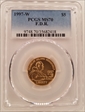 1997-W $5 F.D.R. MS70