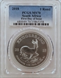 2018 1 Rand Krugerrand Silver First Day of Issue MS70
