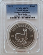 2019 1 Rand Krugerrand Silver First Strike MS70