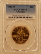 1984-W $10 Olympic MS70