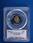 2007-S 25C Wyoming PR70DCAM