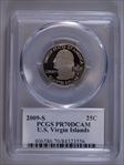 2009-S 25C U.S. Virgin Islands PR70DCAM