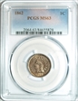1862 1C MS63