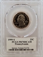 1999-S 25C Pennsylvania PR70DCAM