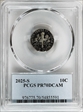 2025-S 10C PR70DCAM