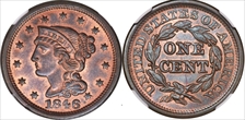 1846 1C N-8  Small Date MS64RB
