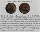 1806 1/2C C-4, Large 6, Stems MS62BN