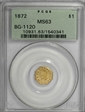 1872 G$1 BG-1120 MS63