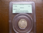 1798 10C Small 8 MS65