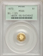 1873 G$1 BG-1123 MS66