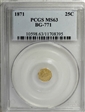 1871 G25C BG-771 MS63
