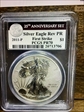 2011-P $1 Silver Eagle Rev PR 25th Anniversary Set First Strike PR70