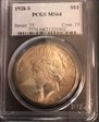 1928-S $1 MS64