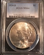 1934-D $1 MS64