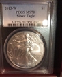 2013-W $1 Burnished Silver Eagle SP70