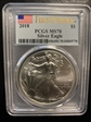 2018 $1 Silver Eagle First Strike MS70