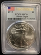 2018 $1 Silver Eagle First Strike MS70