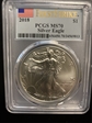 2018 $1 Silver Eagle First Strike MS70