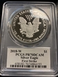 2018-W $1 Silver Eagle First Strike PR70DCAM
