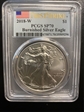 2018-W $1 Burnished Silver Eagle First Strike SP70