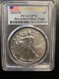 2018-W $1 Burnished Silver Eagle First Strike SP70