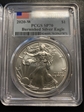 2020-W $1 Burnished Silver Eagle First Strike SP70