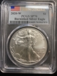 2020-W $1 Burnished Silver Eagle First Strike SP70