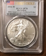 2016-W $1 Burnished Silver Eagle 30th Anniversary Lettered Edge First Strike SP70