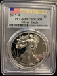 2017-W $1 Silver Eagle First Strike PR70DCAM