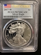2017-W $1 Silver Eagle First Strike PR70DCAM