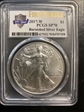 2017-W $1 Burnished Silver Eagle First Strike SP70