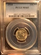 1914 10C MS65