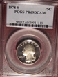 1978-S 25C PR69DCAM