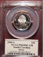 2000-S 25C South Carolina Silver PR69DCAM
